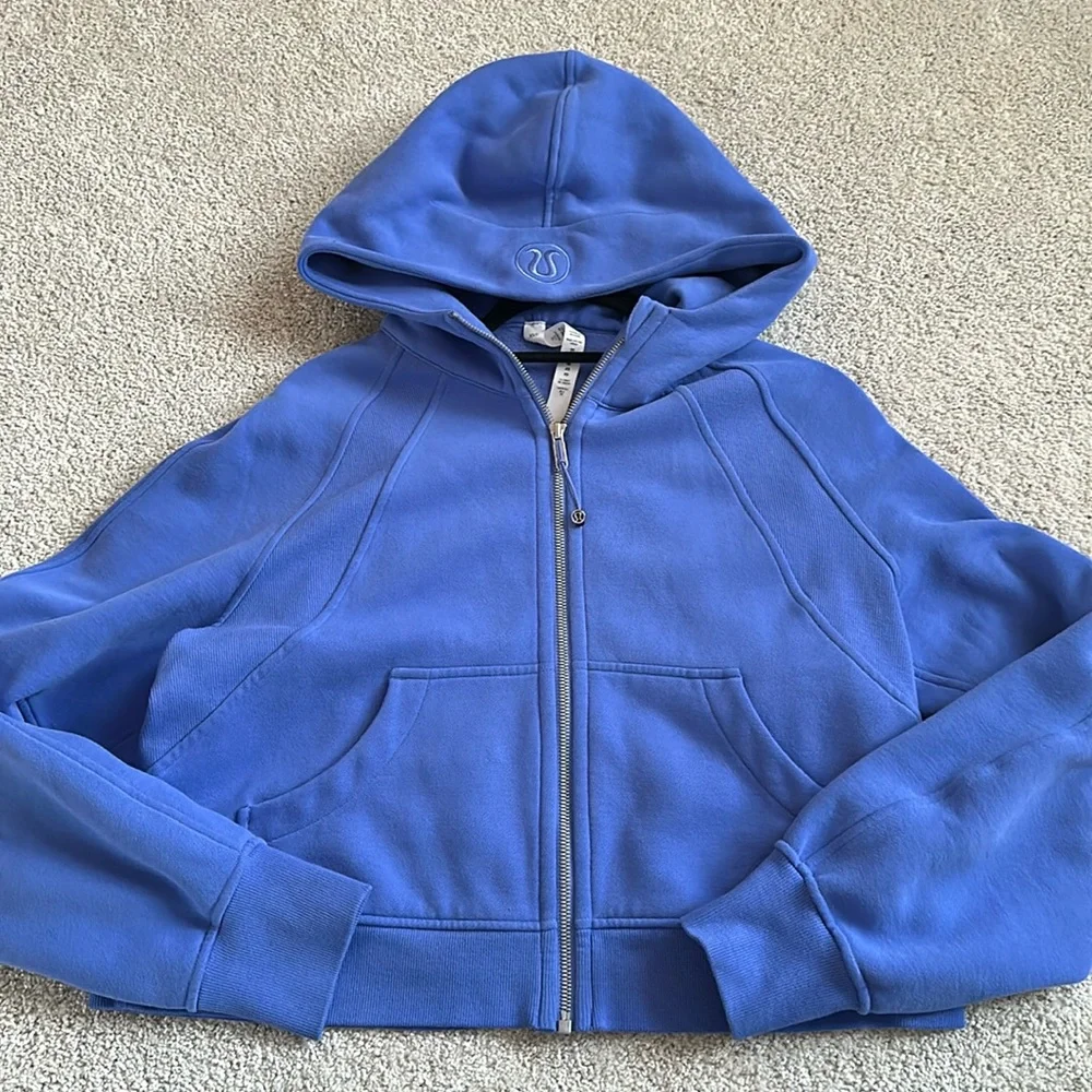 lululemon athletica Periwinkle Zip Hoodie - Blue